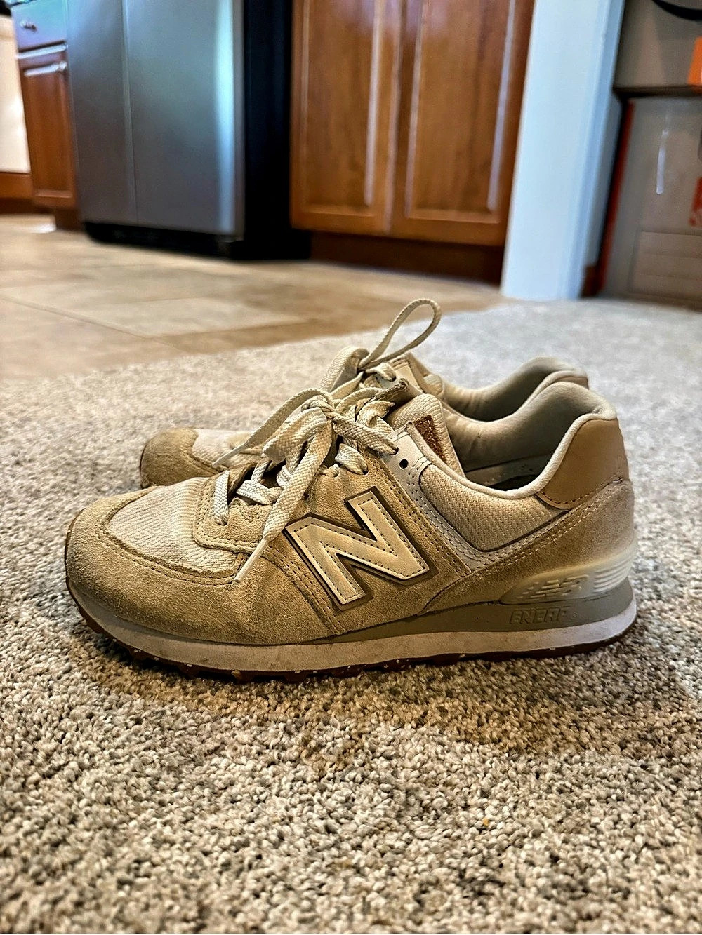 New Balance 574 Sneakers in Tan